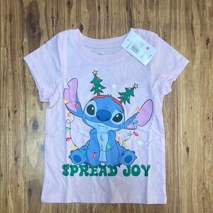 Pink Stitch Christmas T-Shirt